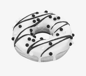 White Chocolate Dip Donut