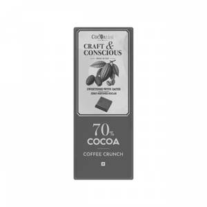 Craft & Conscious 50g (70% Cocoa Chocolate With Coffee Crunch)