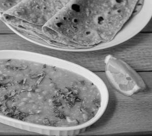 Dal Fry + Plain Roti (3. Pieces)