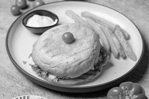 Bun Omelette Burger