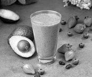 Mix Berry Avacado Thick Shake