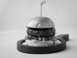 Korean Buldak Paneer Burger
