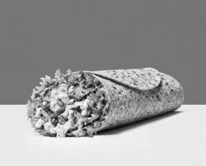 Garlicky Chicken Wheat Wrap