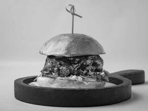 Korean Buldak Chicken Burger