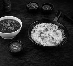 Veg Manchurian fried rice