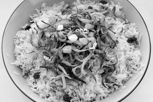 Onion fried rice