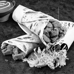 Crispy Korean Chicken Wrap
