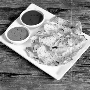Roast fry papad