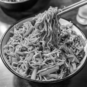 Non-veg Khow Suey Style Noodles