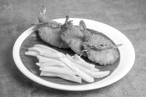 Prawns And Chips [3 Pieces]