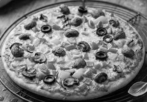 Barbeque Mushroom Pizza (Regular 7Inches)