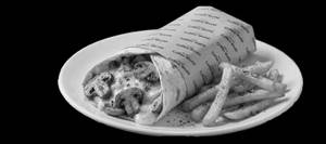 Cheesy Mushroom Wrap