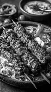 Pudina Gosht Seekh Kabab
