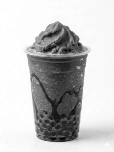 Cold Coffee With Boba