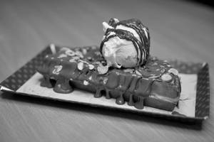 Nutella Waffle Half