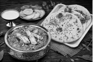 Amritsari Tawa Chaap (175ml) + 1pc Bheega Kulcha