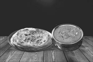 2 Malabar Parantha + Any Half Gravy