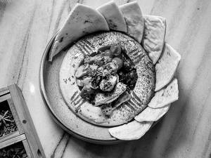 Hummus With Herb Spiced Chicken