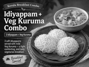 Idiyappam + Veg Kuruma Combo