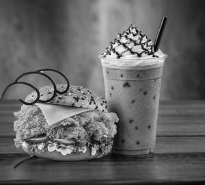 Cheese Chicken Crunchos Burger Cold Coffee Combo