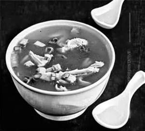 Chicken clear soup