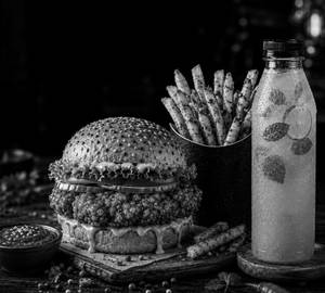 Korean Chicken Burger Combo