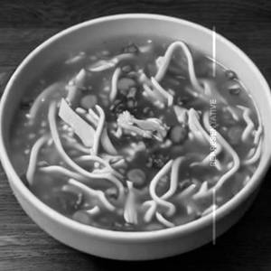 Chicken noodles soup