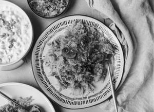 Mushroom Chettinad Biryani