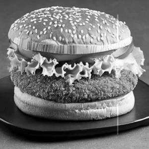 Veg patty burger