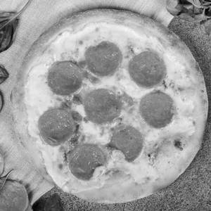 8" Creamy Chicken Pepperoni Pizza