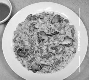 Chicken mushroom fried rice