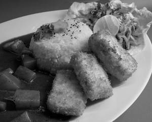 Japanese Tofu Katsu Curry Rice