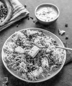 Paneer Biryani with Raita & Salad