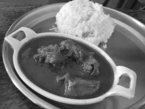 Rice With Chicken Curry