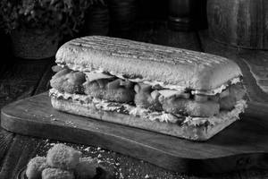 Chicken Patty Loaded Sandwich