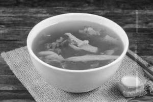 Pork clear soup