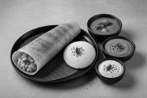 Masala Dosa + Idli