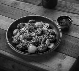 Hot garlic mushroom [starters]