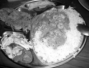 Fish Rice Thali