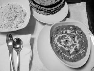 Jeera Rice With Paneer Butter Masala
