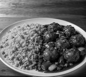 Veg Fried Rice with Manchurian Best seller