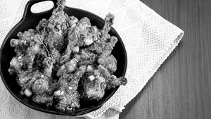 Green Garlic Tossed Lollipops