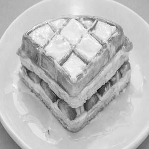 All White Waffle