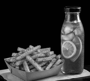 Peri Peri Fries + L.Lt-Lemon Iced Tea