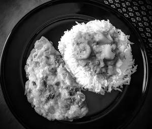 Omelette Rice Thali