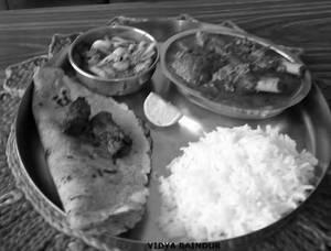Mutton Rice Thali