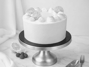 Lemon Raspberry Gateaux Cake | Eggless | Vegan
