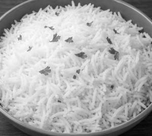 Steamed basmati rice plain best sellers [ 500 ML ]