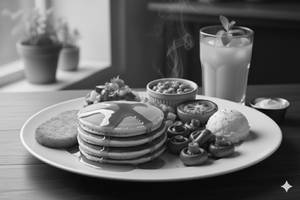 Pancake Breakfast Platter