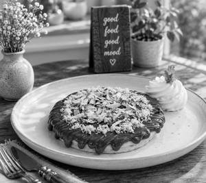 Almond Chocolate Pancake